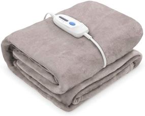 img 4 attached to Electric Blanket Oversized Certification Washable Bedding
