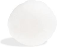 🛋️ hypoallergenic round throw pillows - 18" decorative bedding inserts for couch or bed - made in usa by foamily logo