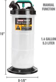 img 3 attached to 🔧 OEMTOOLS 24389 Manual Fluid Extractor (5.3L) - Efficient Oil & Transmission Fluid Pump for Easy Oil Changes