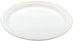 img 2 attached to Eco Friendly Plates Extra Disposable Dinner