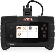 🔧 ancel fx6000 obd2 scanner - automotive code reader & diagnostic scan tool for all system engine abs srs transmission dpf tpms epb immo ecu programming & coding - obdii vehicle logo