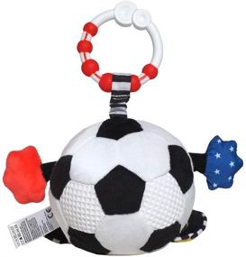 img 3 attached to ⚽ Little Sport Star Soccer Ball: Super Sensory Stroller Sports Toy for Babies and Toddlers - Ideal Gift for 2021!