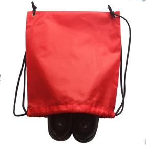 img 1 attached to Durable Dust Proof Waterproof Drawstring Bag by AVESON - Multicolor Storage Solution