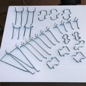 img 1 attached to 🔧 Moyeeka Pegboard Hooks Variety Pack - Essential Accessories