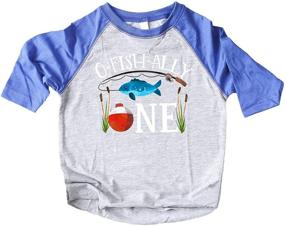 img 1 attached to 🎣 Fishing-inspired Fish Ally Birthday Shirt: Perfect Boys' Outfit for Tops, Tees & Shirts