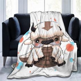 img 3 attached to Appa Avatar Airbender Fleece Blanket Adults