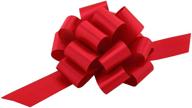 red christmas gift pull bows logo