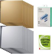 🎨 cricut machine 3-in-1 foil transfer kit - gold and silver transfer sheets - 12x12 logo