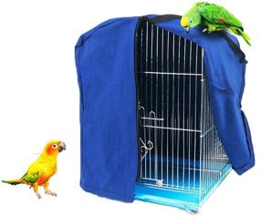 img 4 attached to Bonaweite Bird Parrot Cage Cover Shade | Windproof & Light-Proof Sleeping Solution | Reduces Distractions | Night Accessories Cloth (Cage Not Included)