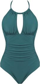 img 4 attached to Joyaria Slimming Swimsuits Monokini Swimwear Women's Clothing and Swimsuits & Cover Ups