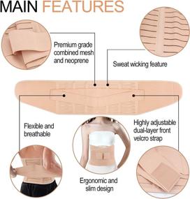 img 2 attached to 🔥 SZCLIMAX Back Braces: Effective Lower Back Pain Relief Belt with Lumbar Support, Ideal for Work, Sciatica, Scoliosis - Men/Women, Apricot, S