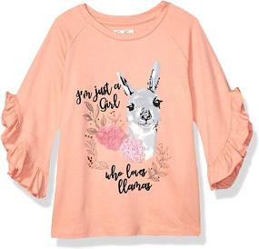 img 3 attached to 👚 Jessica Simpson Girls' Comfortable Pullover Sweatshirt for Trendy Style