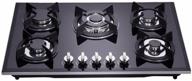 deli-kit 30 inch gas cooktops: dual fuel sealed 5 burners, drop-in tempered glass gas hob dk157-a01s logo