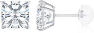 ioka solitaire princess zirconia earrings logo