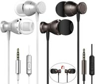 🎧 dakuan 2 packs magnetic earbud headphones: remote & microphone, stereo sound isolation for smartphones, laptops, gaming - fits all 3.5mm interfaces logo