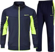 ysento sweatsuits running jackets athletic sports & fitness logo