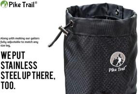 img 1 attached to 🥾 Waterproof and Adjustable Pike Trail Snow Boot Gaiters - Perfect for Hiking, Walking, Hunting, Mountain Climbing, and Snowshoeing