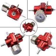 universal adjustable pressure regulator aluminum logo