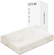 🌙 setore orthopedic memory foam contour pillow - relieve neck pain for stomach, back, and side sleepers logo