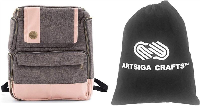 we memory keepers crafters backpack 로고
