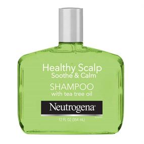 img 4 attached to Neutrogena Soothing & Calming Healthy Scalp Shampoo with Tea Tree Oil - pH-Balanced, Paraben-Free & Phthalate-Free, Moisturizes Dry Scalp & Hair, Safe for Color-Treated Hair, 12oz