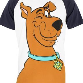 img 2 attached to 🐶 Scooby Doo Men's Pajamas Large - Comfortable and Fun Nightwear for Adults