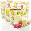 carnashow colored disposable pattern cup party logo