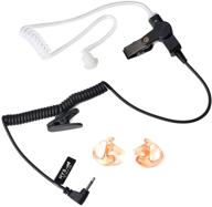 🎧 covert acoustic 2.5mm surveillance earpiece: listen only headset for walkie talkies, transceivers, and radio speaker mic jacks logo