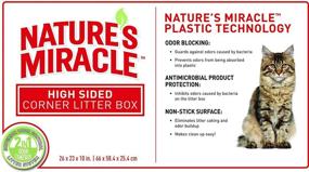 img 1 attached to 🐱 Nature's Miracle Advanced High Sided Corner Litter Box (P-5913): Effective & Convenient Solution for Your Cat's Litter Needs!