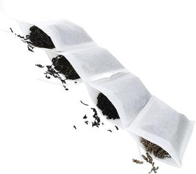 img 2 attached to ☕ Adecco LLC Tea Filter Bags: Convenient Disposable Tea Infusers for Loose Leaf Tea -100 Count