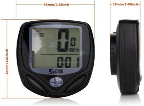 img 1 attached to 🚴 KEWAYO Multi Functions Wireless Cyclocomputer: Waterproof Odometer & Speedometer for Cycling Bicycles