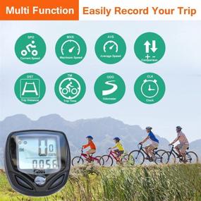 img 2 attached to 🚴 KEWAYO Multi Functions Wireless Cyclocomputer: Waterproof Odometer & Speedometer for Cycling Bicycles