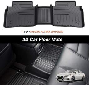 img 3 attached to KUST Set All Weather Durable Odorless Interior Accessories in Floor Mats & Cargo Liners