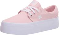 👟 platform skate shoe for women by dc trase logo