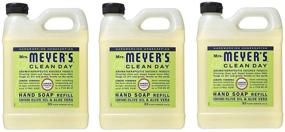 img 4 attached to 🍋 Mrs. Meyer's Clean Day Lemon Verbena Liquid Hand Soap Refill - Pack of 3, 33 Oz