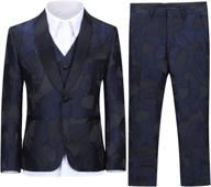 swotgdoby jacquard tuxedo formal pieces for boys' clothing and suits & sport coats logo