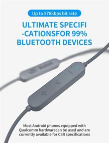 img 1 attached to Улучшите свой звуковой опыт с помощью кабеля-удлинителя KZ APTX-HD Bluetooth для наушников для KZ ZST ZS10 AS10 BA10 AS06 ES4 ZSR аксессуары для наушников.