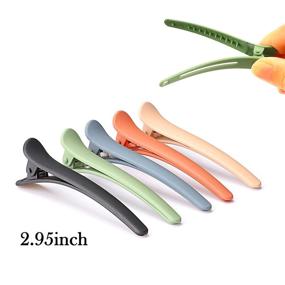 img 2 attached to 💇 Fiezkaa 38PCS Hair Clips Set - Large Hair Claw Clips for Women and Girls with Strong Hold, Ideal for Thick Hair/Long Hair, 4.33 Inch Non-slip Big Hair Clips