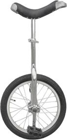 img 1 attached to 🚲 Unleash the Fun with the 16 Inch Wheel Chrome Unicycle: A Stylish Ride with Alloy Rim