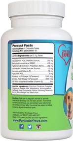 img 3 attached to 🐾 Particular Paws Glucosamine for Dogs: Advanced Joint and Hip Supplement with MSM, Chondroitin, Vitamin C & E, Hyaluronic Acid, Omega 3 & Omega 6-60 Chewable Tablets