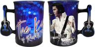 elvis mug guitar handle jumpsuit logo