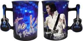 img 1 attached to Elvis Mug Guitar Handle Jumpsuit