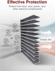 img 2 attached to Premium Replacement Cabin Air Filter with Activated Charcoal Layer - Puroma CP374, CF10374, Toyota 87139-YZZ09