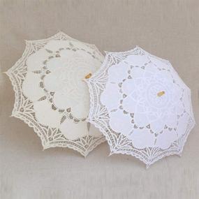 img 1 attached to 💍 Stylish Wedding Umbrella Parasol: Perfect Fashion Decoration for Your Special Day