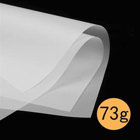 img 3 attached to 📄 Translucent Printable Vellum Tracing Paper 8.5x11 - 100 Sheets, 50LBS/73GSM