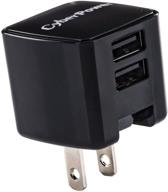 🔌 cyberpower tr12u3a dual usb wall charger, 3.1 amps (shared), compact folding ac plug for enhanced seo logo