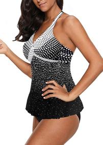 img 2 attached to 👙 HOTAPEI Women's Swimdress Tankini in X-Large Size for Swimsuits & Cover Ups