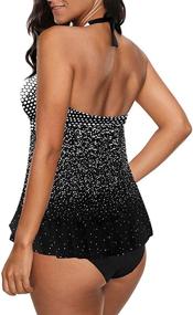 img 1 attached to 👙 HOTAPEI Women's Swimdress Tankini in X-Large Size for Swimsuits & Cover Ups