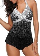 👙 hotapei women's swimdress tankini in x-large size for swimsuits & cover ups logo