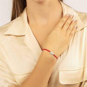 img 3 attached to 👑 Wisdom Meets Elegance: Embrace the Reigning Red String Silver Bracelet